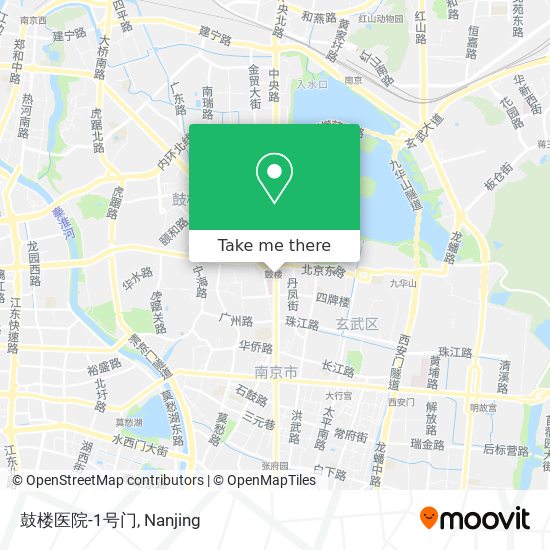 鼓楼医院-1号门 map