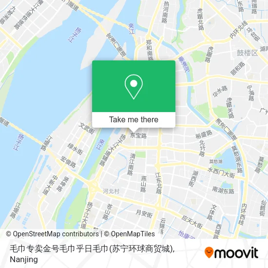 毛巾专卖金号毛巾乎日毛巾(苏宁环球商贸城) map