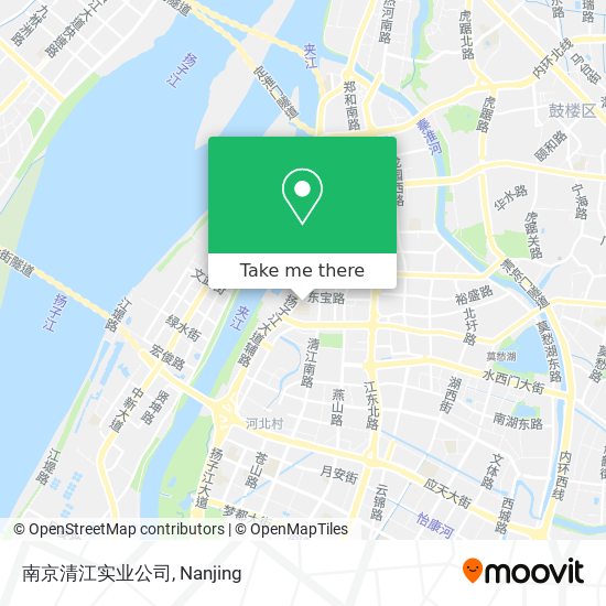 南京清江实业公司 map