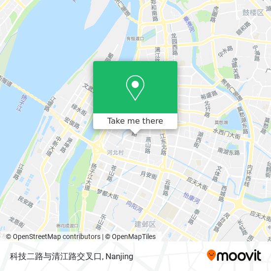科技二路与清江路交叉口 map
