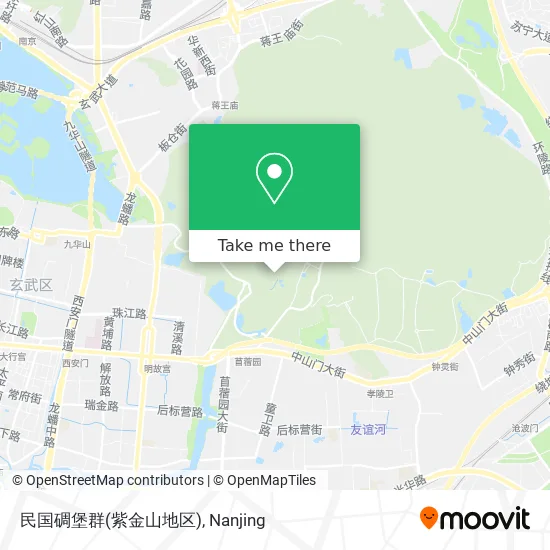 民国碉堡群(紫金山地区) map