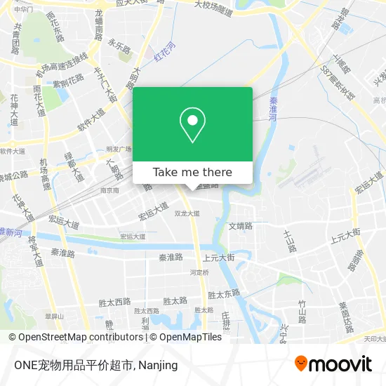 ONE宠物用品平价超市 map