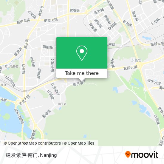 建发紫庐-南门 map