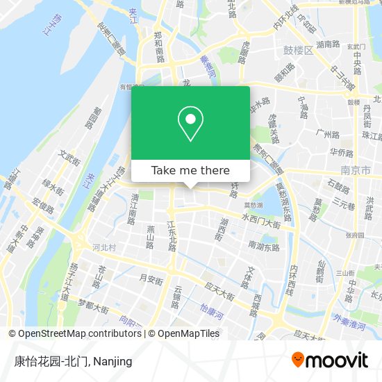 康怡花园-北门 map