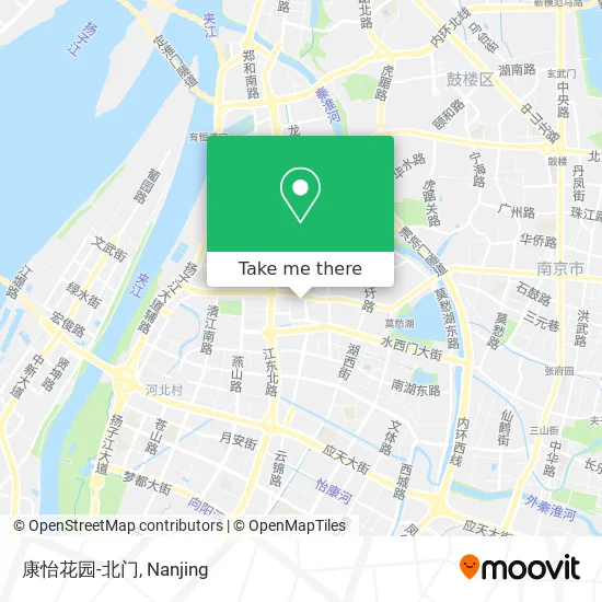 康怡花园-北门 map