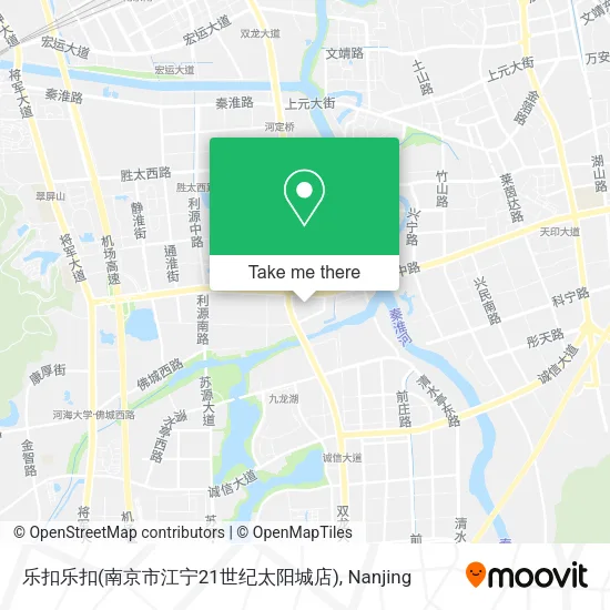乐扣乐扣(南京市江宁21世纪太阳城店) map