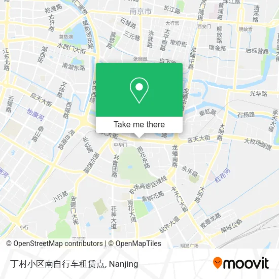 丁村小区南自行车租赁点 map