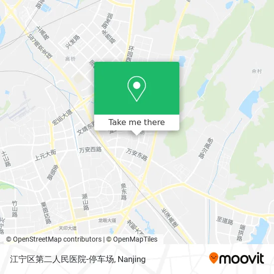 江宁区第二人民医院-停车场 map