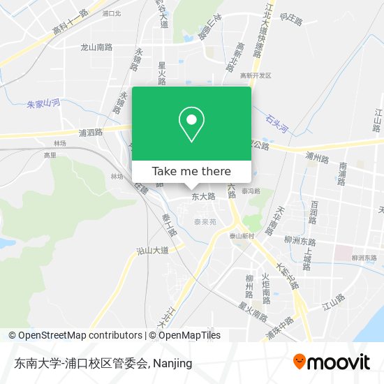 东南大学-浦口校区管委会 map