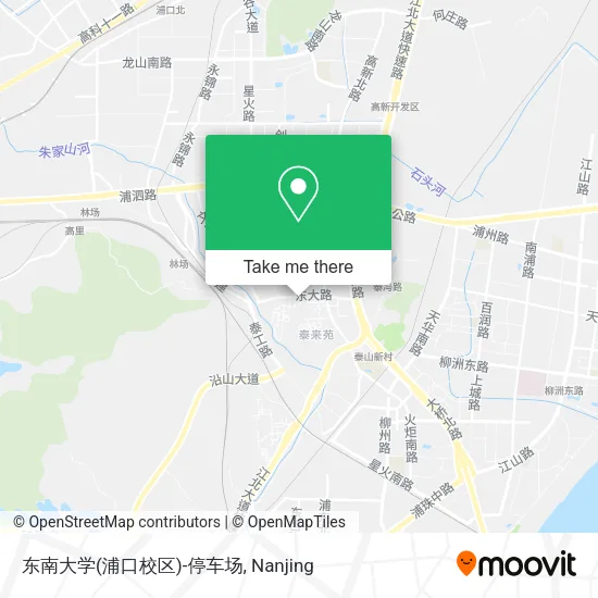 东南大学(浦口校区)-停车场 map