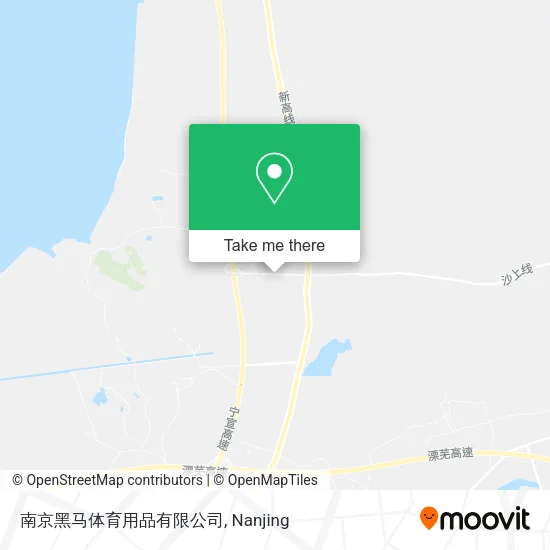 南京黑马体育用品有限公司 map