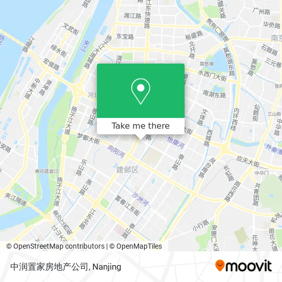 中润置家房地产公司 map