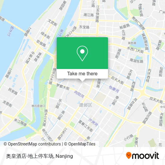 奥皇酒店-地上停车场 map