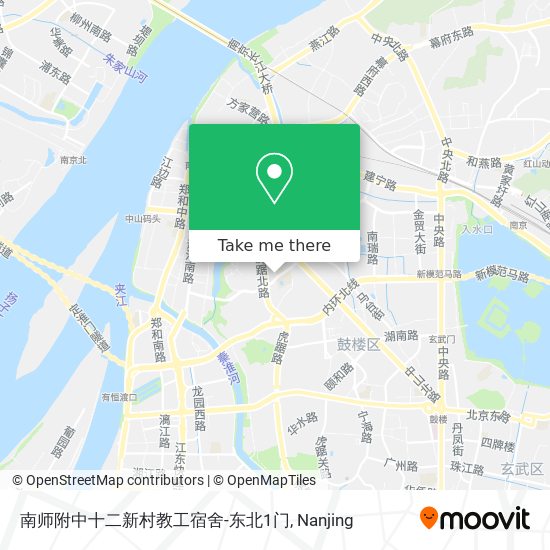 南师附中十二新村教工宿舍-东北1门 map