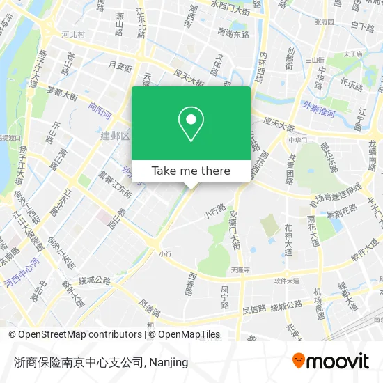 浙商保险南京中心支公司 map