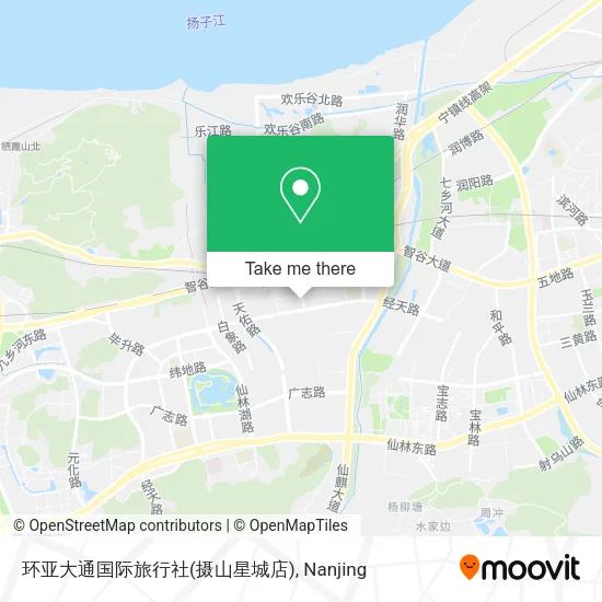 环亚大通国际旅行社(摄山星城店) map