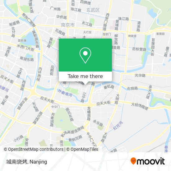 城南烧烤 map