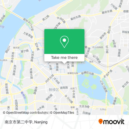 南京市第二中学 map