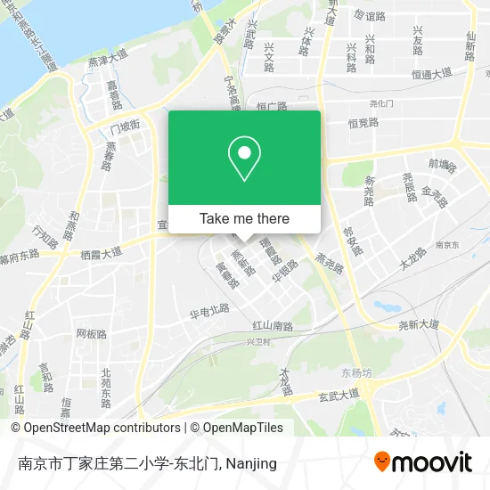 南京市丁家庄第二小学-东北门 map
