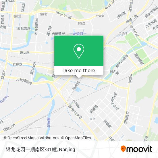 银龙花园一期南区-31幢 map