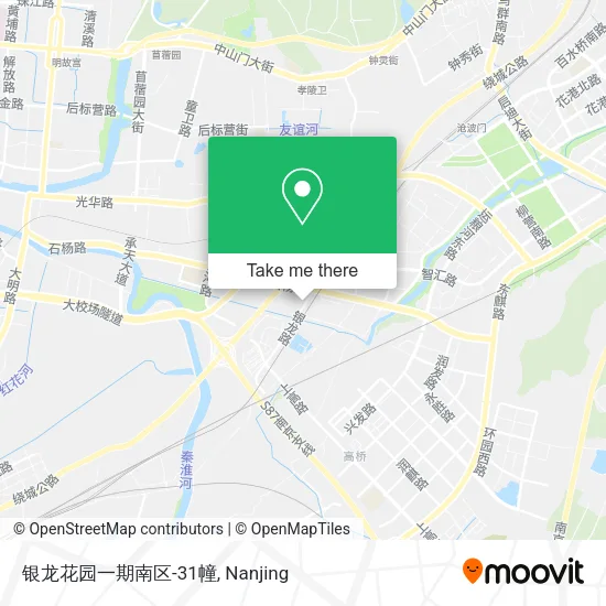 银龙花园一期南区-31幢 map