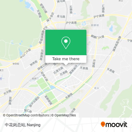 中花岗总站 map