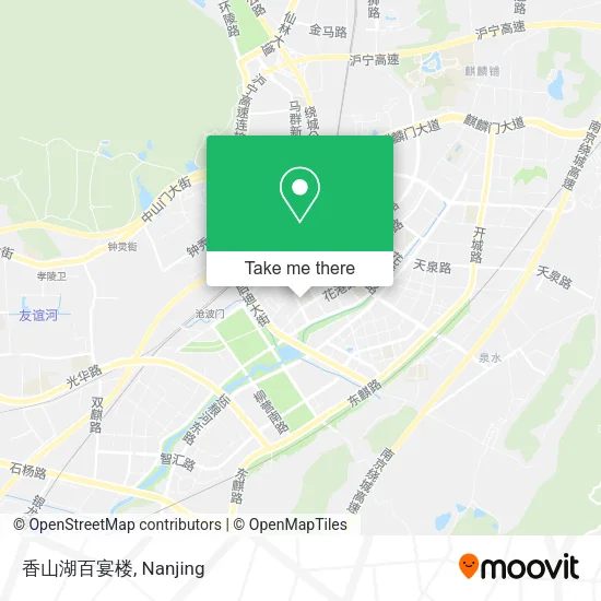 香山湖百宴楼 map
