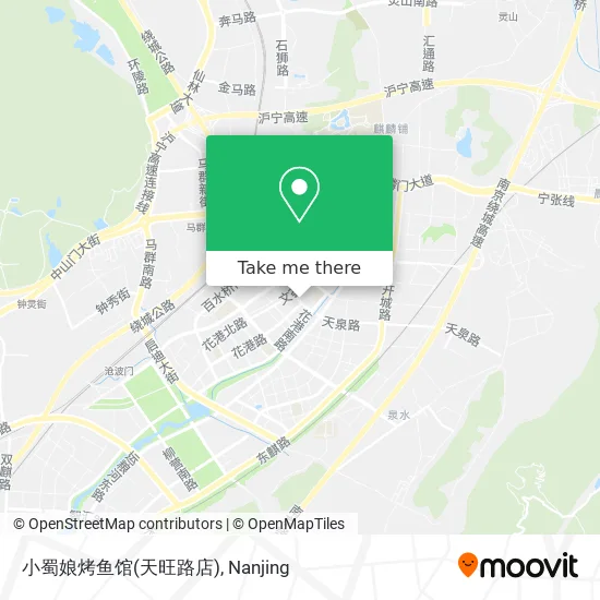 小蜀娘烤鱼馆(天旺路店) map
