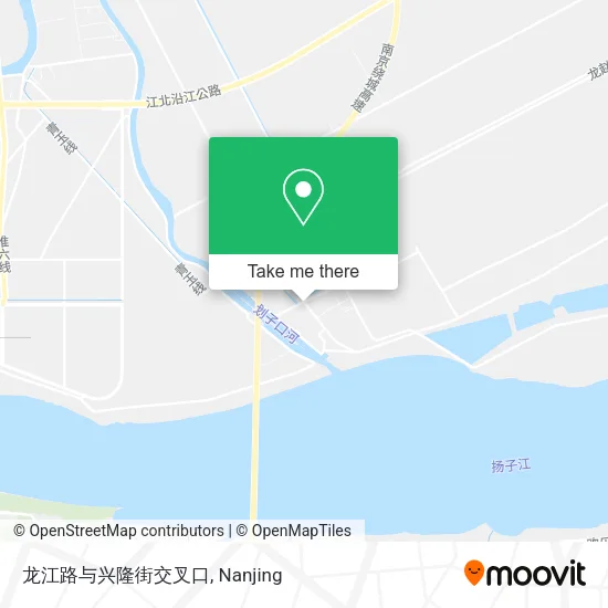 龙江路与兴隆街交叉口 map