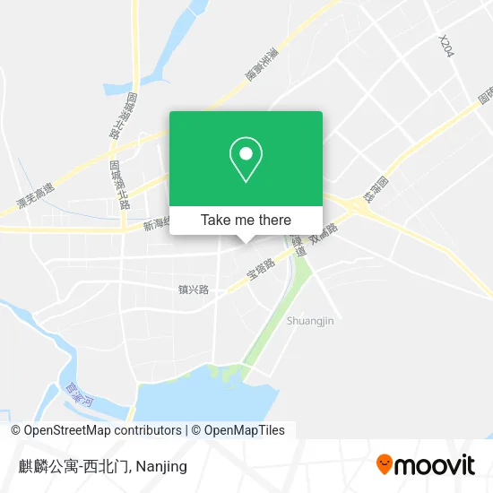 麒麟公寓-西北门 map