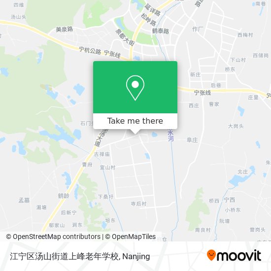 江宁区汤山街道上峰老年学校 map