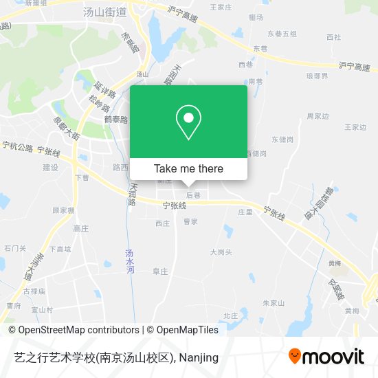 艺之行艺术学校(南京汤山校区) map
