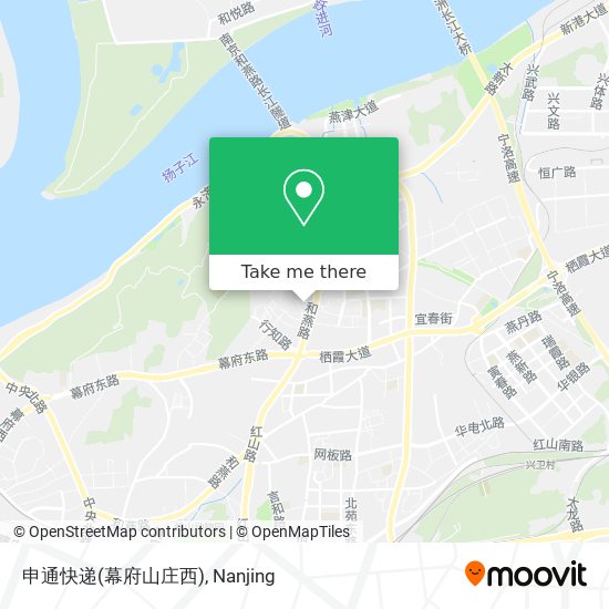 申通快递(幕府山庄西) map
