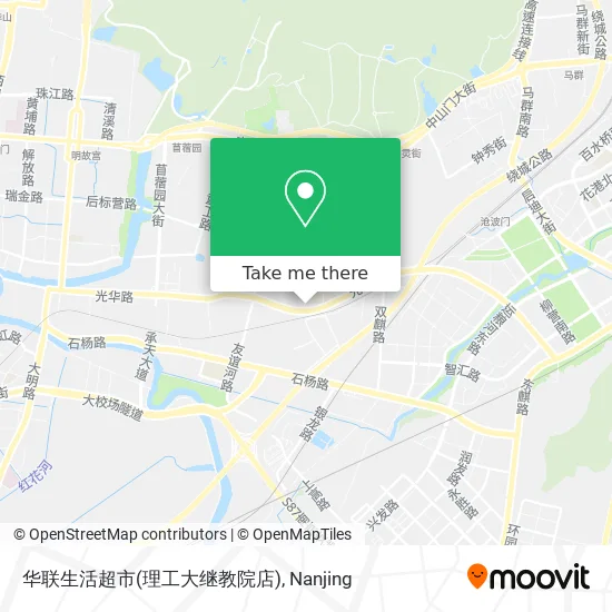 华联生活超市(理工大继教院店) map