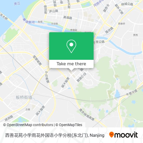 西善花苑小学雨花外国语小学分校(东北门) map