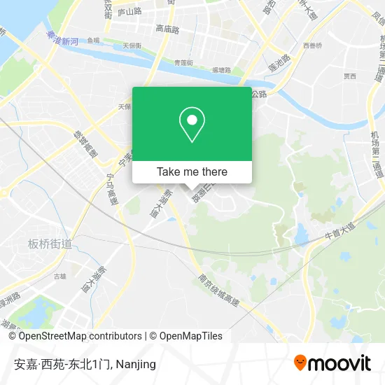 安嘉·西苑-东北1门 map