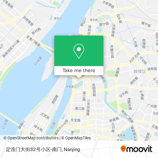 定淮门大街32号小区-南门 map