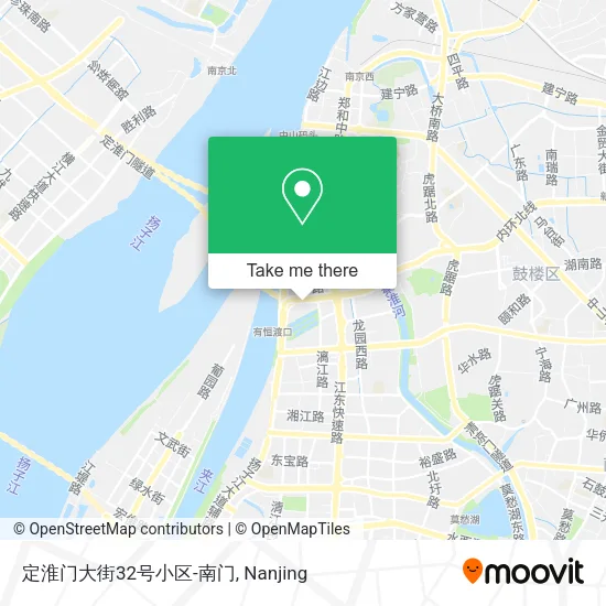 定淮门大街32号小区-南门 map