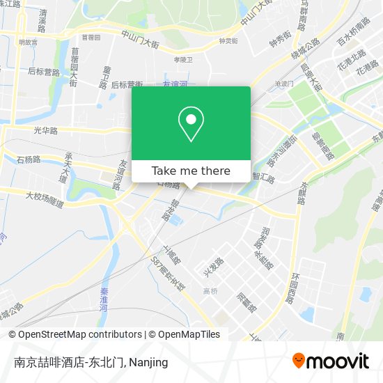 南京喆啡酒店-东北门 map
