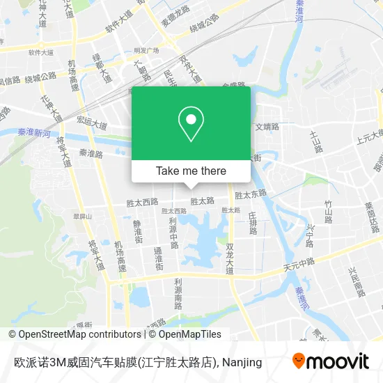 欧派诺3M威固汽车贴膜(江宁胜太路店) map