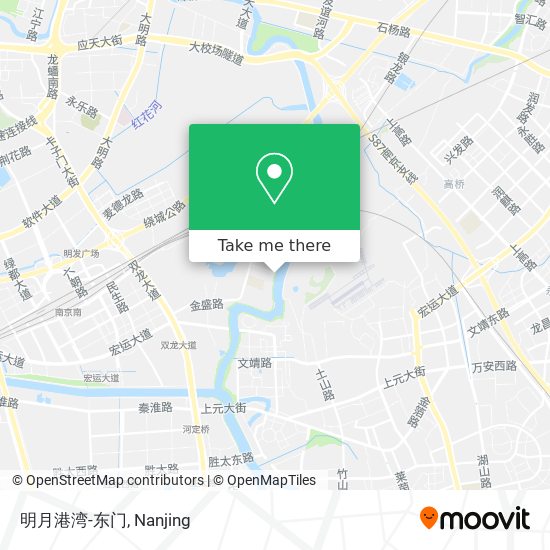明月港湾-东门 map