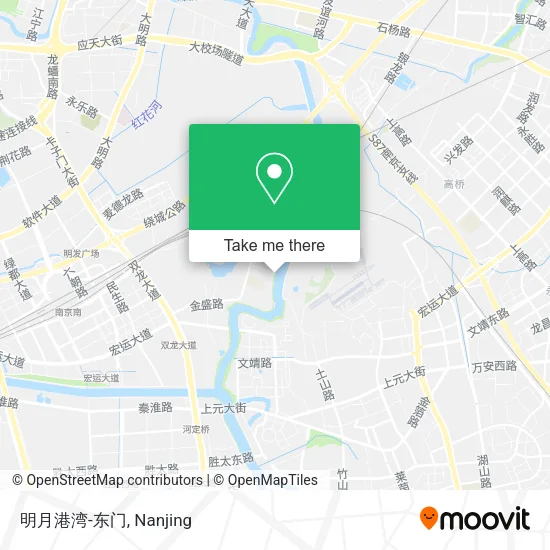 明月港湾-东门 map