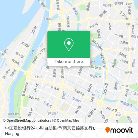 中国建设银行24小时自助银行(南京云锦路支行) map