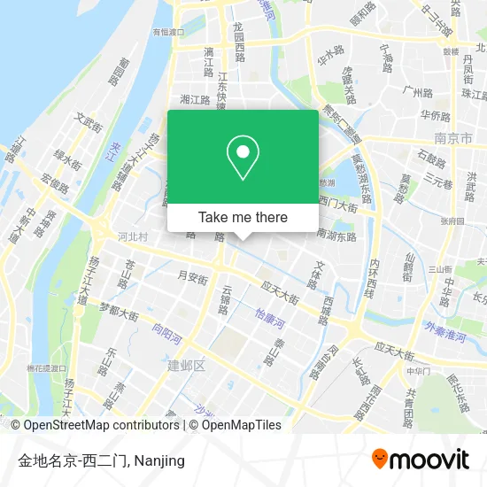 金地名京-西二门 map