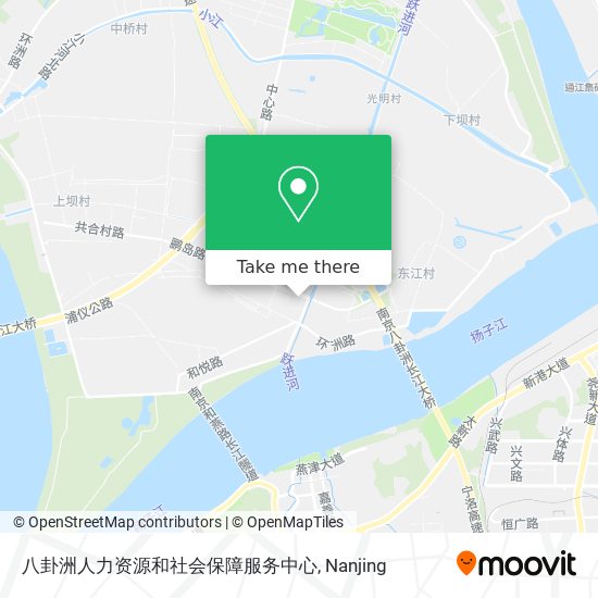八卦洲人力资源和社会保障服务中心 map