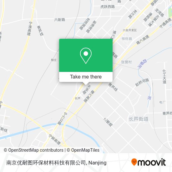南京优耐图环保材料科技有限公司 map