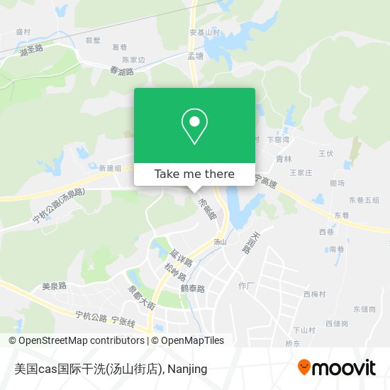 美国cas国际干洗(汤山街店) map