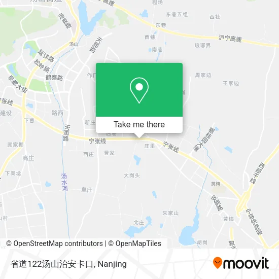 省道122汤山治安卡口 map