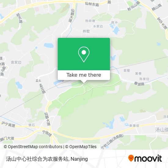 汤山中心社综合为农服务站 map