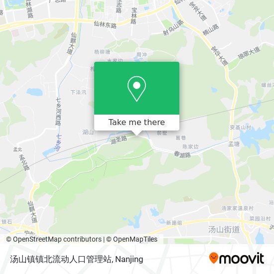 汤山镇镇北流动人口管理站 map